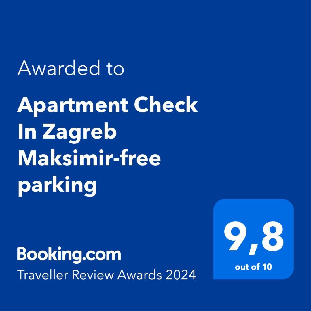 Apartment Check In Zagreb Maksimir-Free Parking Esterno foto